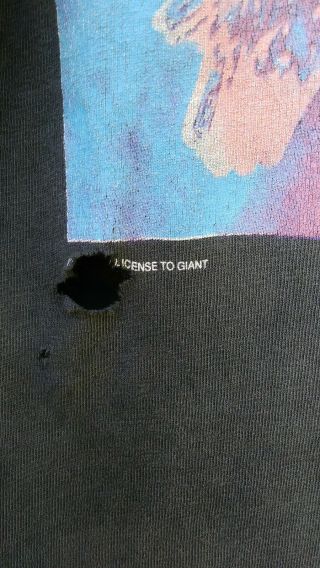Vtg Giant 90s Nirvana Sliver shirt XL Thrashed faded Grunge Licensed under Giant 6