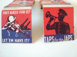 WW2 ERA U.  S.  SIX Matchbooks vintage and rare McDonald Douglas ? Buy Defense Bond 3