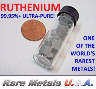 Ruthenium: 1 Oz Ounce Pure 99.  95,  | Platinum Group Fragments | Rare Metals Usa