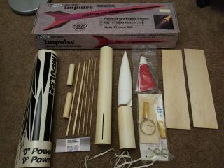 Estes Impulse Model Rocket Kit Vintage Pro Series 2064 Open Box