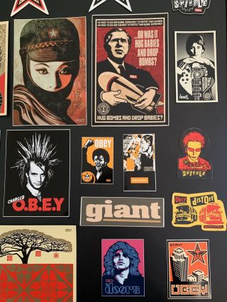 Vintage 30 Sticker Set Obey Shepard Fairey Andre The Giant Poster Print 4
