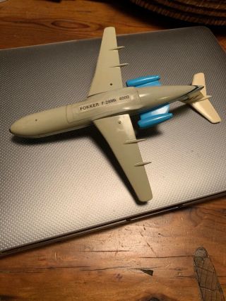 Vintage Display Plane Linjefly LIN Airlines Fokker F - 28Mk 4000 8” 8