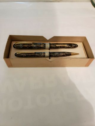 Vintage Fountain Pen & Mechanical Pencil Set,  