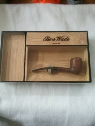 Ben Wade Sandblasted Briar Tobacco Pipe (vintage Stock).