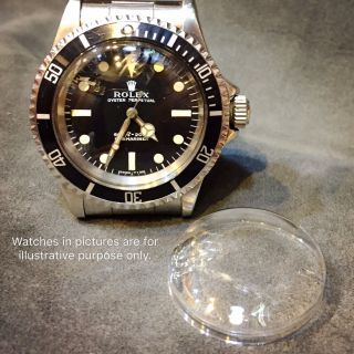High Dome Crystal Fit Rolex 5513 Submariner Men 