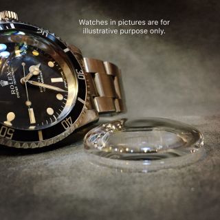 High Dome Crystal Fit Rolex 5513 Submariner Men ' s Vintage Watch Plexi 3