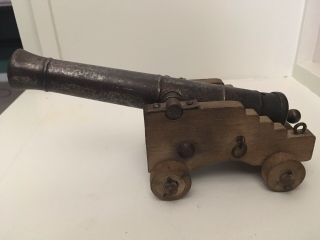 Vintage Black Powder Signal Cannon.  Dikar Spain.  45 Cal.  Rare Collectible
