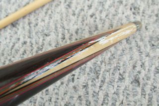 VINTAGE ADAM LION BAR HOUSE 2 PIECE COLLECTABLE POOL CUE 3