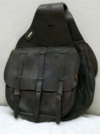 Vintage Us Leather Saddle Bags Satchel Antique Horse Western Saddles Bag Mail