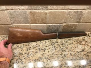 Vintage Remington Model 8 & 81 Auto - Loading Rifle Wood Butt Stock And Forearm