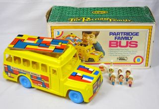 Vintage Remco Partridge Family Bus Complete Figures Instruments 1973 W/box 3460