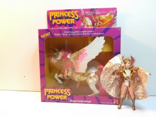 Vintage She - Ra Princess Of Power Royal Swift Wind Horse Figure Mib,  Motu