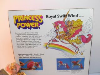 Vintage She - Ra Princess of Power ROYAL SWIFT WIND Horse figure MIB,  motu 6