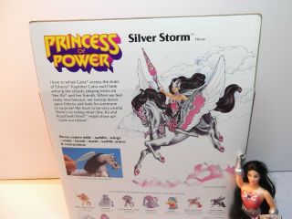 Vintage She - Ra Princess of Power SILVER STORM Catra Horse figure MIB,  motu 7