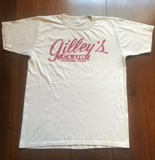Vtg 70s T Shirt Gilley’s Club Pasadena Texas Mickey Country Music Honky Tonk Med