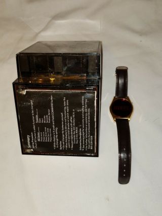Vintage 1970s Gillette Model 315 Men ' s LED Watch S&H 2