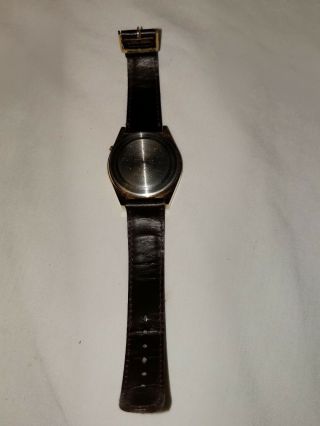 Vintage 1970s Gillette Model 315 Men ' s LED Watch S&H 5