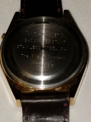 Vintage 1970s Gillette Model 315 Men ' s LED Watch S&H 7