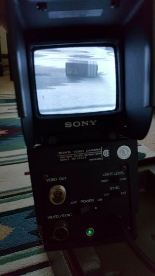Vintage Sony AVC - 3260 Video Camera Television TV w Case Tripod Lens Microphone 4