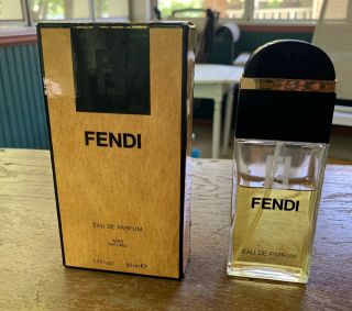 Vtg Fendi Perfume 1.  7 Oz 50 Ml Eau De Parfum