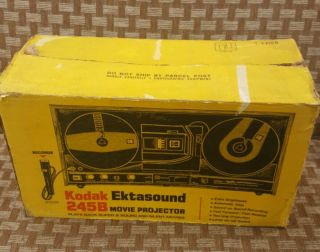 Vintage Kodak Ektasound 245b Movie Projector W/ Box