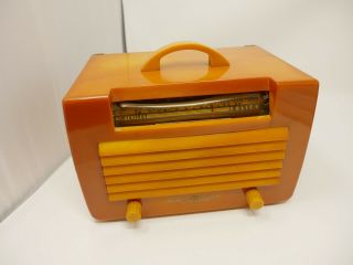 Vintage Catalin Bakelite General Electric Radio 2