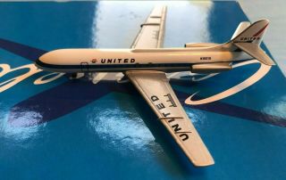 Aeroclassics 1/400 United Airlines SUD Se - 210 Caravelle N1001U 1 of 480 RARE 9