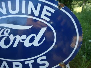 OLD VINTAGE 1950 ' S FORD PARTS PORCELAIN ENAMEL SIGN 3