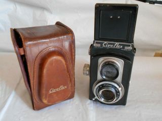 Vintage Tlr Camera Ciro - Flex Made In Usa Wollensak 1950s