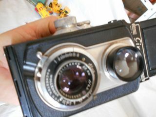 Vintage TLR Camera Ciro - Flex made in USA Wollensak 1950s 5