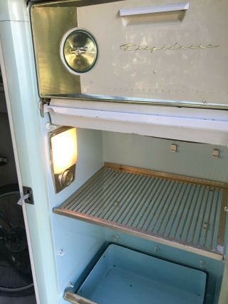 Vintage Frigidaire Refrigerator 1950 ' s.  Antique 4