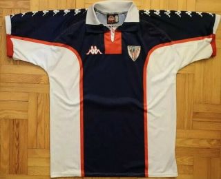 Athletic Bilbao Kappa Large 1998 - 99 Vintage Away Shirt