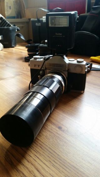 Vintage Canon FTb 35 mm Camera with Lens 5