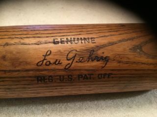 Vintage Louisville Slugger 40z Lou Gehrig Bat