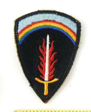 Wwii Us Army European Ground Unit Patch Military Badge T70f6