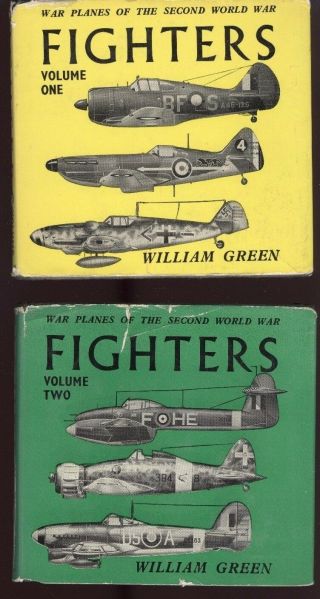 Fighters : War Planes Of The World War Ii Volume 1 And 2 By William Green Books