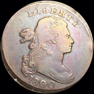 1800/79 Draped Bust Large Cent Lightly Circulated Copper Coin,  Rare Error Nr