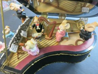 Vintage Enesco Piano Music Mice - Tro Music Box Animated Action Music Box 2