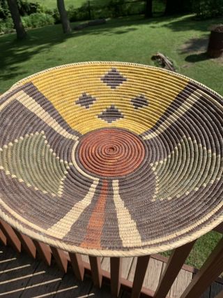 Fabulous Vibrant Colors Native American Vintage Wedding Basket