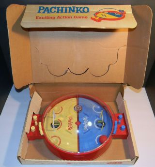 Vintage 1962 Pachinko Game By Ideal Toys Co With Box