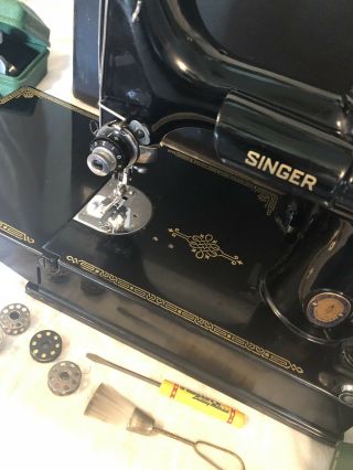 Vintage Singer Featherweight 221 Sewing Machine 1951 Centennial Edit. 3