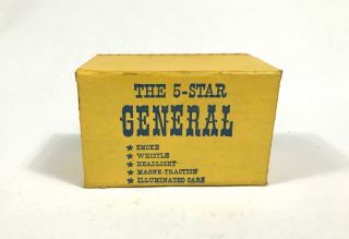 Postwar Lionel 2528ws General Set / - Rare Set Box Insert