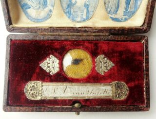RARE ANTIQUE RELIQUARY BOX w VEIL RELIC HOLY VIRGIN MARY OUR LADY OF LA SALETTE 6