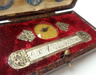RARE ANTIQUE RELIQUARY BOX w VEIL RELIC HOLY VIRGIN MARY OUR LADY OF LA SALETTE 7