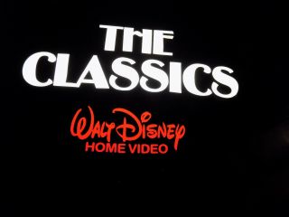 Vtg Walt Disney Black Diamond The Classics Home Video Light Store Display Sign