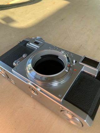 Vintage Zeiss Ikon CONTAX IIa Camera w/ Opton Sonnar T 50mm f/1.  2 Lens. 2