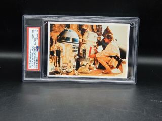 Psa 10 Vintage Star Wars Topps Yamakatsu Japanese Trading Card R5 - D4 R2 - D2 Luke