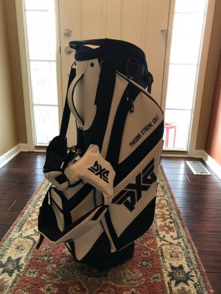 Pxg Leather Golf Stand Bag - - Rare