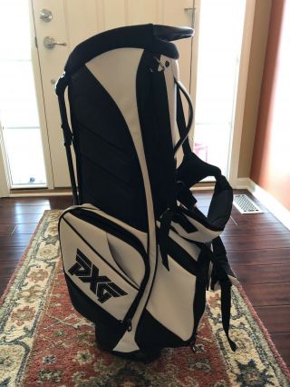 PXG Leather Golf Stand Bag - - RARE 2