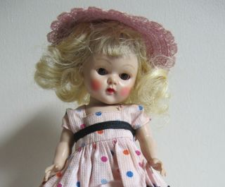 Sweet Vintage Strung Ginny Doll By Vogue Fever Cheeks,  1950 